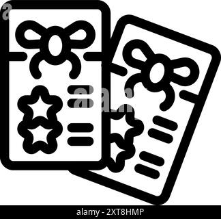 Loyalty program with two cards showing increasing benefits with stars Stock Vector