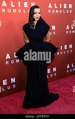 Isabela Merced bei der Premiere des Kinofilms Alien: Romulus im TCL Chinese Theatre. Los Angeles, 12.08.2024 *** Isabela Merced at the premiere of the movie Alien Romulus at the TCL Chinese Theatre Los Angeles, 12 08 2024 Foto:xJ.xBlocx/xFuturexImagex romulus 4825 Stock Photo