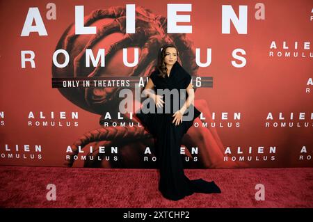 Isabela Merced bei der Premiere des Kinofilms 'Alien: Romulus' im TCL Chinese Theatre. Los Angeles, 12.08.2024 Stock Photo