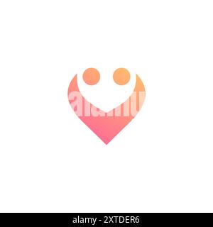 V People Logo Vector. Letter V Icon Stock Vector