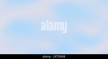 Blue sky and white gradient minimal background for wide web header, and web banner design. Abstract smooth soft gradient background, web poster Stock Vector
