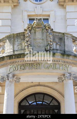 Worthing Museum and Art Gallery in the heart of the town on Chapel Road, West Sussex, UK Stock Photo