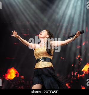 Within Temptation performing live Stock Photo