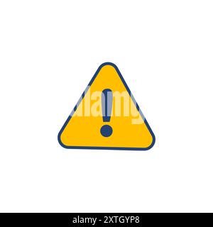Exclamation danger sign. attention sign icon. Hazard warning attention sign Stock Vector