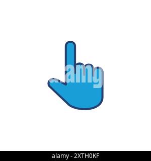 Hand icon vector. hand vector icon, palm Stock Vector