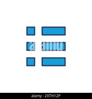 Menu Icon vector. web menu icon. hamburger menu symbol Stock Vector