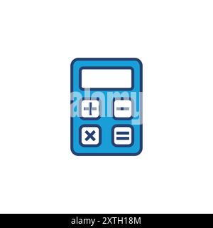 Calculator icon vector. Accounting calculator icon. calculator vector Stock Vector