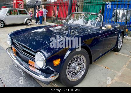 1972 Triumph TR6, Greenwich, London, England. Stock Photo