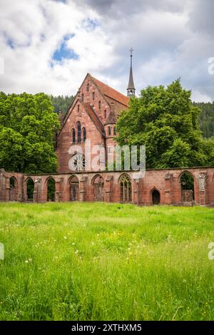 The Hirsau Abbey, formerly known as Hirschau Abbey in the Black Forest, Benedictine abbeys of Germany in Calw, Baden-Württemberg Stock Photo