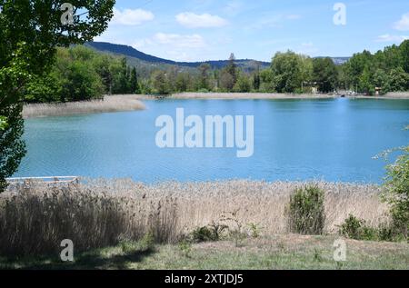 Uña lagoon. Serrania de Cuenca Natural Park, Castilla-La Mancha, Spain. Stock Photo