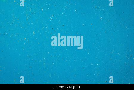 sheet metal painted with blue paint Stock Photo