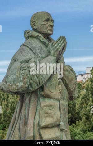 Sanctuary of Our Lady of the Rosary of Fatima located in Cova da Iria, city of Fatima, Portugal, one of the Marian sanctuaries in the world, Europe. Stock Photo