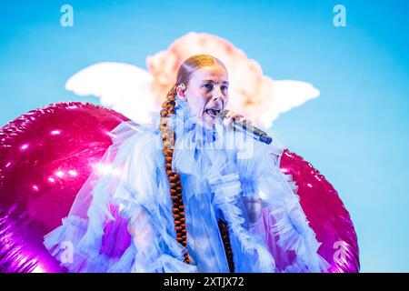 Oslo, Norway. 10th, August 2024. The Norwegian singer Gabrielle ...