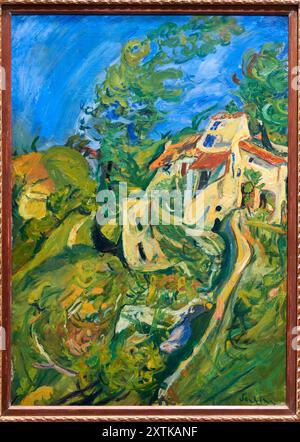 Chaïm Soutine (1893 - 1943), Paysage, Vers 1922-1923, Musee de L'Orangerie Museum, Tuileries, Paris, France Stock Photo