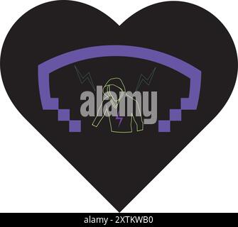 T-shirt or Social media post Stock Vector
