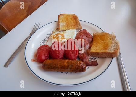 England, Kent, Thanet, Ramsgate, Traditional Fried English Breakfast Stock Photo