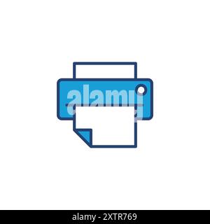 Print icon vector. printer icon vector. Stock Vector