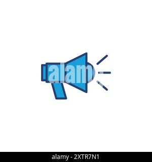 Megaphone icon vector. Loudspeaker icon vector. Stock Vector