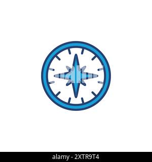 Compass icon vector. arrow compass icon vector Stock Vector