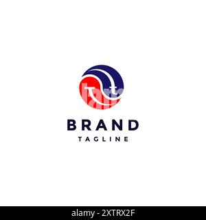 Initial Letter Tt Inside Harmony Symbol Design. Harmony Symbol Logo Design With Initial Letters T and T Inside. Stock Vector