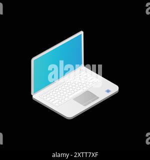 Isolated Computer Icon app Design Stock Vector