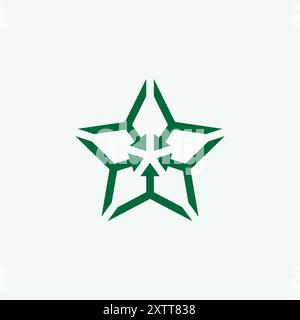 Star Line icon Creative Design Stock Vector