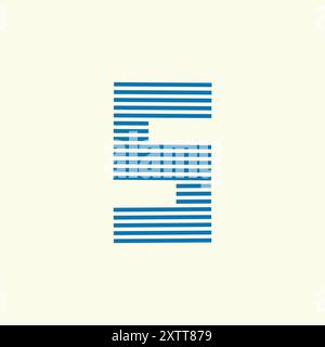 Abstract creative Corporate Line Style S Logo Stock Vector