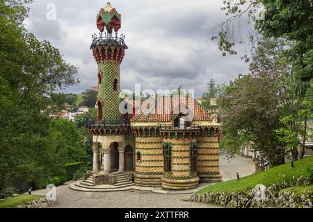 El Capricho de Gaudi in Comillas, Cantabria, Spain. Stock Photo