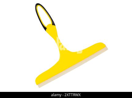 Portable Wiper for Window and Shelf Cleaning - Mirror Cleaning Wiper Small Kitchen Wiper Floor Wiper Small Size. Stock Photo