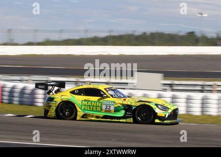 Lucas Auer (AUT), #22, Mercedes-AMG GT3 Evo, Team: WINWARD Racing (DEU),   Motorsport, DTM 2024, DTM05, Training, Freitag, Nuerburgring, Nuerburg, Deutschland, 16.08.2024  Foto: Eibner-Pressefoto/Juergen Augst Stock Photo