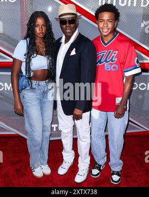 Slater Josiah Vance, Courtney B. Vance and Bronwyn Golden Vance attend