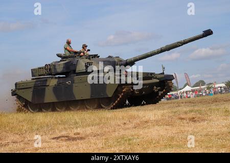 Chieftain MK10 Battle Tank on display at The Yorkshire Wartime Experience in Hunsworth near Bradford,West Yorkshire,UK Stock Photo