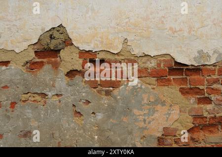 Brick wall. Architecture as background. Belarus Stock Photo