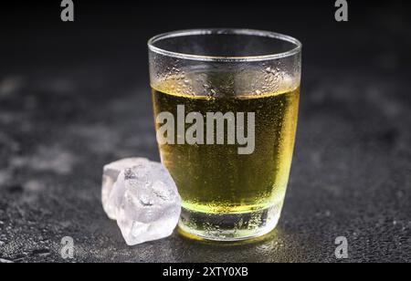 Energy Drinks on a vintage background as detailed close-up shot, selective focus Stock Photo