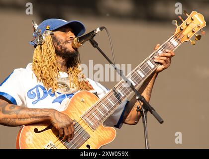 London, United Kingdom. 16th August 2024. Thundercat performs at All Points East. Cristina Massei/Alamy Live News Stock Photo