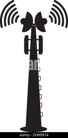 Network tower icon,vector illustration simple design. Stock Vector