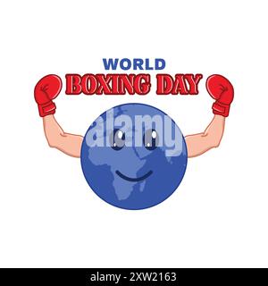 World Boxing Day design Stock Vector