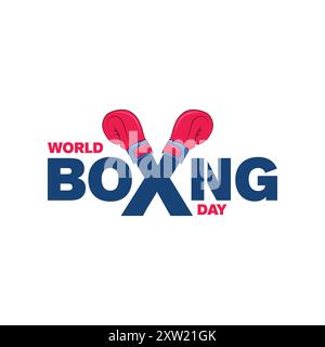 World Boxing Day design Stock Vector