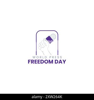 World Press Freedom Day design Stock Vector