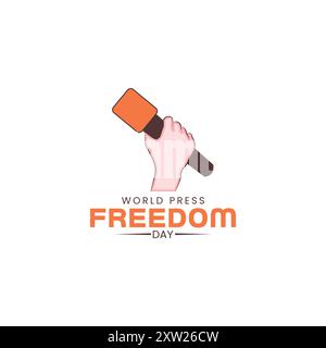 World Press Freedom Day design Stock Vector