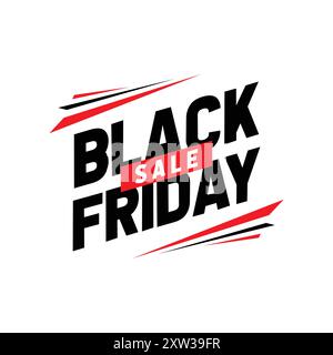 Black Friday Sale Poster Stock Vector