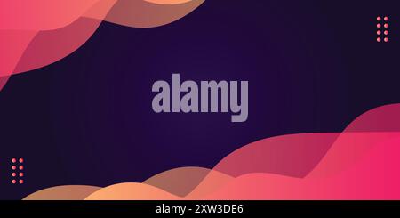 Waves abstract background, Fluid waves Stock Vector