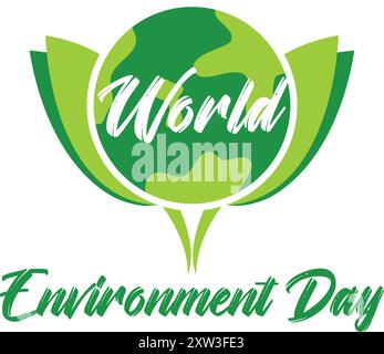 World Environment Day Creative Design Stock Vector