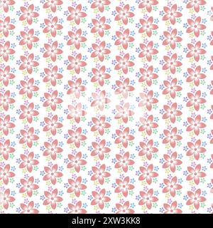 Floral Seamless Pattern Stock Vector