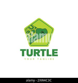 Modern Turtle Logo design Stock Vector