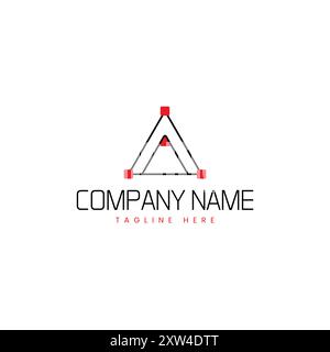 Creative Pencil Logo design template Stock Vector