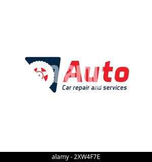 Car Repair Logo design concept Stock Vector