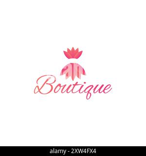 Boutique Business Logo Stock Vector