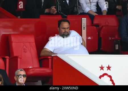 Nottingham Forest owner, Evangelos Marinakis during the Premier League match between Nottingham Forest and Bournemouth at the City Ground, Nottingham on Saturday 17th August 2024. (Photo: Jon Hobley | MI News) Credit: MI News & Sport /Alamy Live News Stock Photo