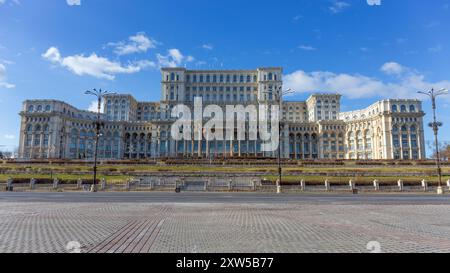 Palace of the Parliament, Bucharest, Romania Stock Photo